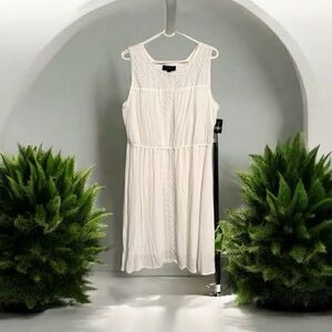 Lane Bryant Eyelet Sleeveless Dress